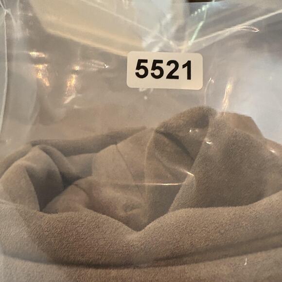 DKNY Dress Womens 6 Brown Faux Suede Puff Sleeve‎ V Neck Fitted Mini Cocktail - Picture 12 of 12